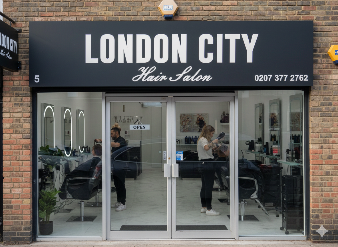 London City Hair Salon Exterior